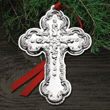 2023 Wallace Cross 28th Edition Sterling Ornament image