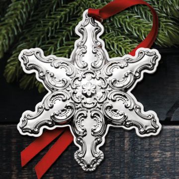 2021 Wallace Snowflake 24th Edition Sterling Ornament