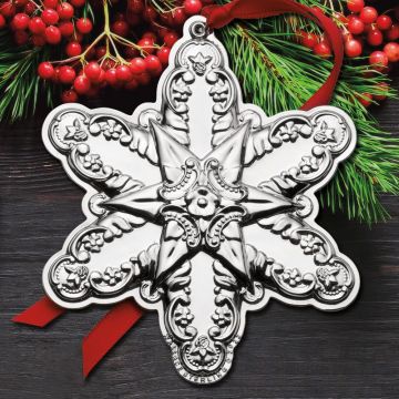 2022 Wallace Snowflake 25th Edition Sterling Ornament image
