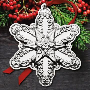 2022 Wallace Snowflake 25th Edition Sterling Ornament