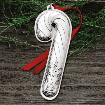 2023 Wallace Candy Cane 16th Edition Sterling Ornament