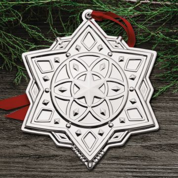 2023 Wallace Snowflake 3rd Edition Silverplate Ornament image