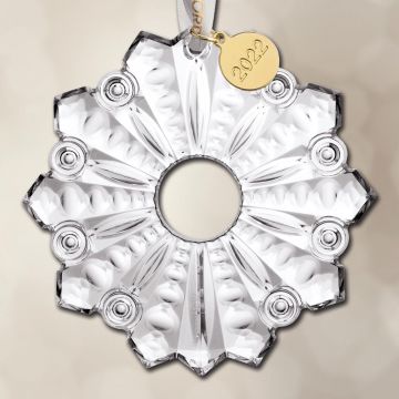 2022 Waterford Snowcrystal Annual Crystal Ornament