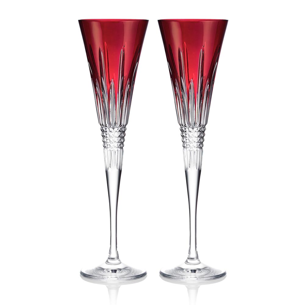 Sterling Collectables 2024 Waterford New Year Celebration Red Crystal