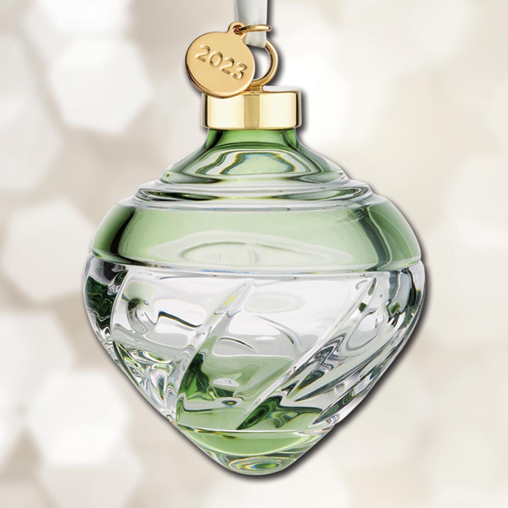 Sterling Collectables 2023 Waterford Winter Wonders Green Mistletoe
