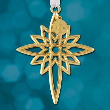 Waterford Star Golden Ornament