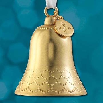 Waterford Bell Golden Ornament