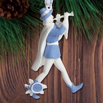 2023 Wedgwood Eleven Pipers Annual Porcelain Ornament