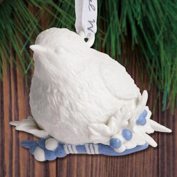 Wedgwood Christmas Robin Porcelain Ornament image