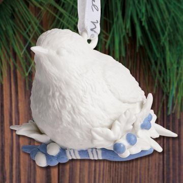 2023 Wedgwood Christmas Robin Porcelain Ornament