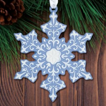 Wedgwood Snowflake Porcelain Ornament image