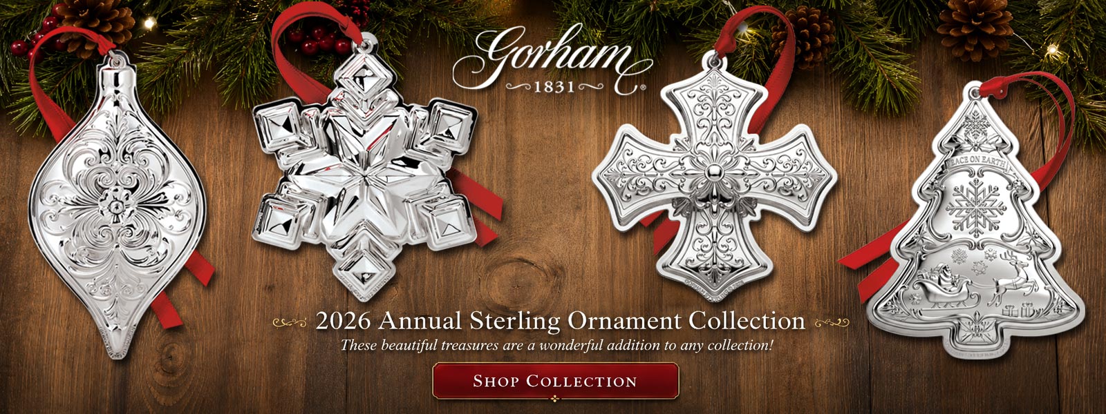 2026 Gorham Sterling Ornaments