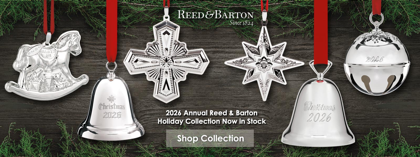 2026 Reed & Barton Sterling Ornaments