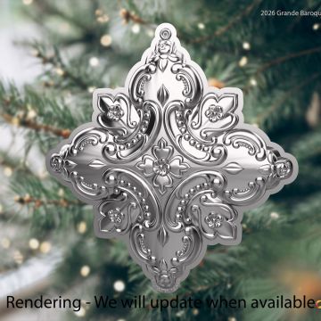 2026 Wallace Snowflake 29th Edition Sterling Ornament image
