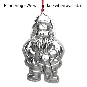 2026 Wallace Santa 10th Edition Sterling Ornament image