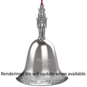 2026 Wallace Grande Baroque Bell 32nd Edition Silverplate Ornament image