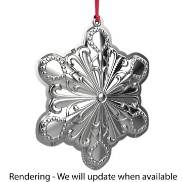 2026 Wallace Snowflake 6th Edition Silverplate Ornament image