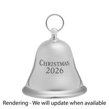 2026 Fitz and Floyd Bell Silverplate Ornament image