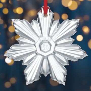2025 Baccarat Annual Noel Palmette Crystal Ornament image