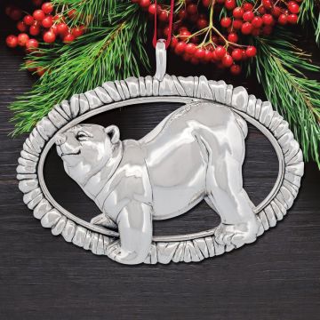 2025 Barrett + Cornwall Polar Bear Sterling Ornament image