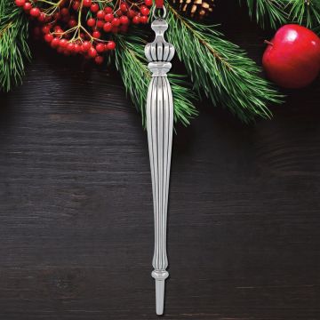 2025 Barrett + Cornwall Chamrousse Icicle Sterling Ornament image