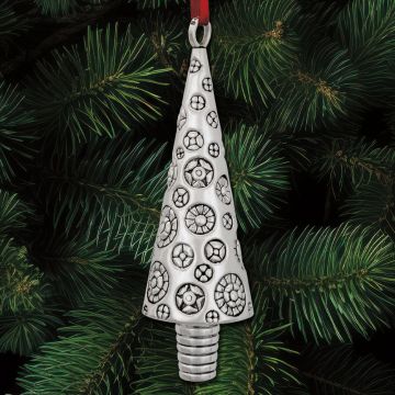 2024 Barrett + Cornwall Flower Tree Sterling Ornament