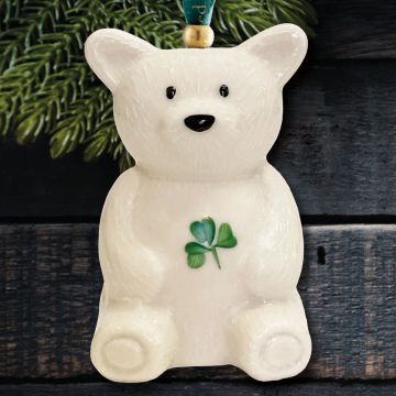 2026 Belleek Teddy Bear Porcelain Ornament image