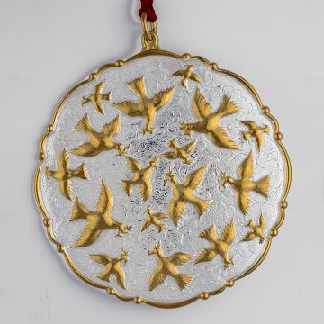 2003 Buccellati Doves Sterling Ornament image