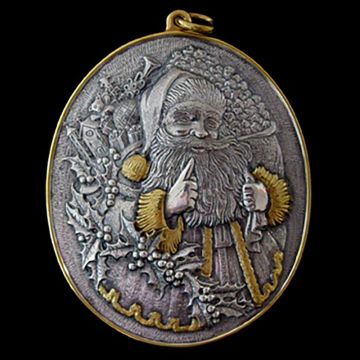 2007 Buccellati Santa Sterling Ornament image