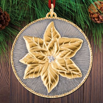 2025 Buccellati Poinsettia Annual Sterling Ornament image