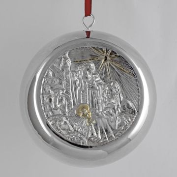 Cazenovia Nativity Ball Sterling & Gold Accents image