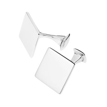 Cunill Plain Cuff Links Sterling image