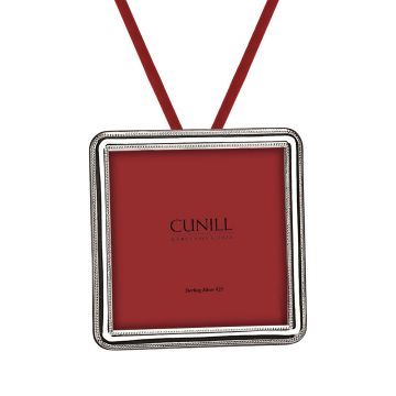 Cunill Beaded Square Sterling Photo Frame Ornament image