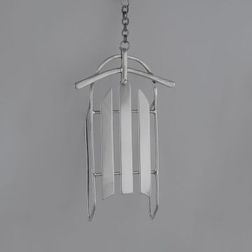 Dan Dye Sled 3-D Sterling Ornament image