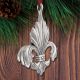 2024 Galvanique Fleur de Lis 5th Edition Sterling Ornament