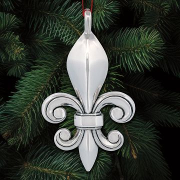 2025 Galvanique Fleur de Lis 6th Edition Sterling Ornament image