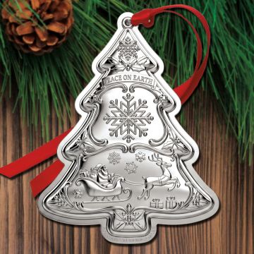 2026 Gorham Christmas Tree 10th Edition Sterling Ornament image