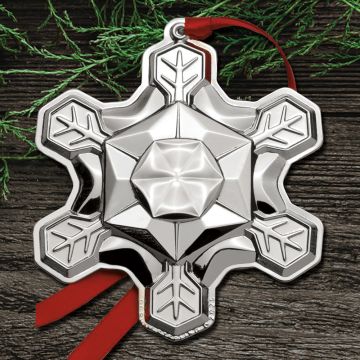 2025 Gorham Snowflake 56th Edition Sterling Ornament image