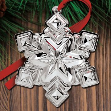 2026 Gorham Snowflake 57th Edition Sterling Ornament image