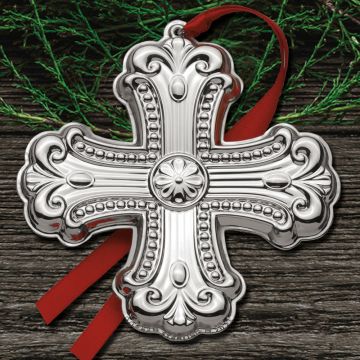 2025 Gorham Cross 12th Edition Sterling Ornament image