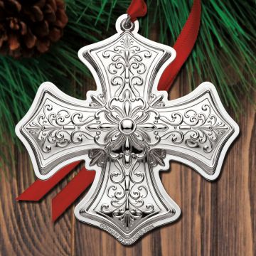 2026 Gorham Cross 13th Edition Sterling Ornament image
