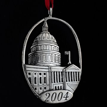 2004 Washington DC Collectors Show Sterling Ornament image