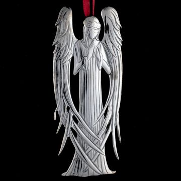 MFA Boston Beardsley Angel Sterling Ornament