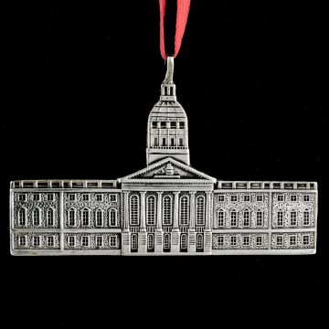 Georgia Capital Building Sterling Ornament