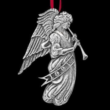 USHS 1991 Angel Sterling Ornament image