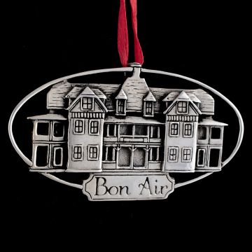 Hand & Hammer Bon Air Hotel Sterling Ornament
