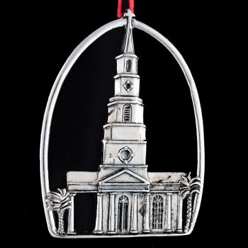 Hand & Hammer St Mary's Church Sterling Ornament