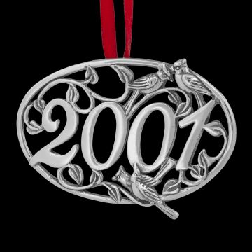 2001 Hand & Hammer Bird Sterling Ornament image
