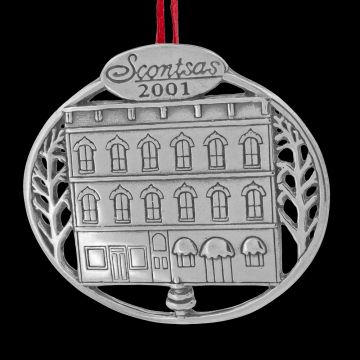 2001 Hand & Hammer Scontsas Sterling Ornament image