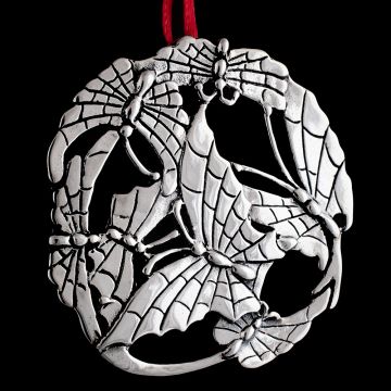 Hand & Hammer Butterfly Fantasy Sterling Ornament